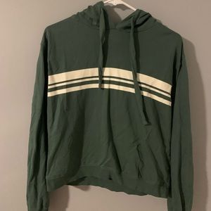 Green long sleeved hoodie